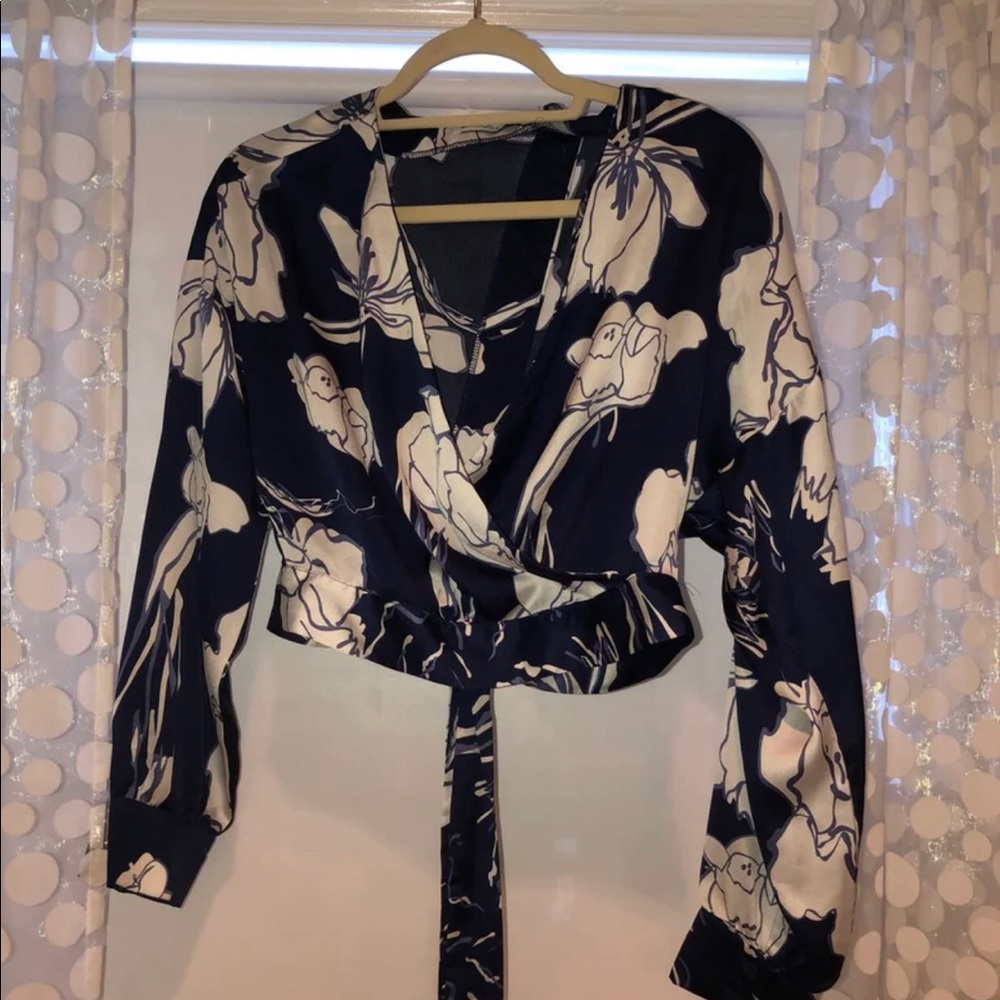 ATMOS&HERE silk blouse
